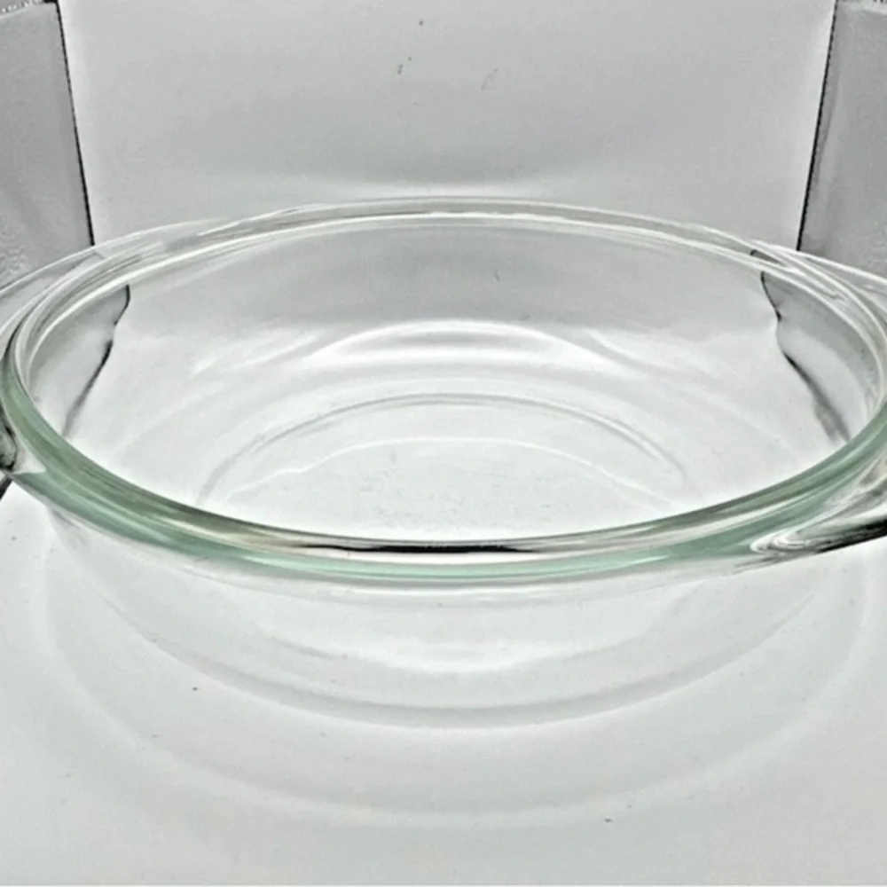 Vintage  Pyrex 687-C Oven Roaster USA Clear Kitchenware Cookware Bakeware